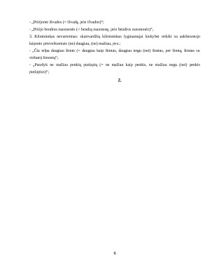 Linksnių vartojimo ypatumai normos ir klaidos – išskyrus vietininko linksnį. Paveikslėlis 6