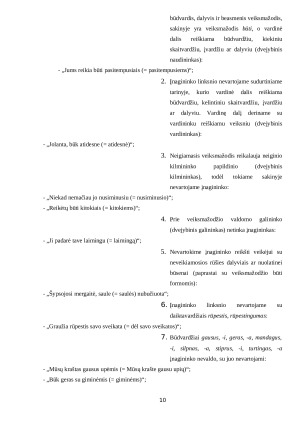 Linksnių vartojimo ypatumai normos ir klaidos. Paveikslėlis 10