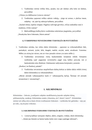 Linksnių vartojimo ypatumai normos ir klaidos. Paveikslėlis 5