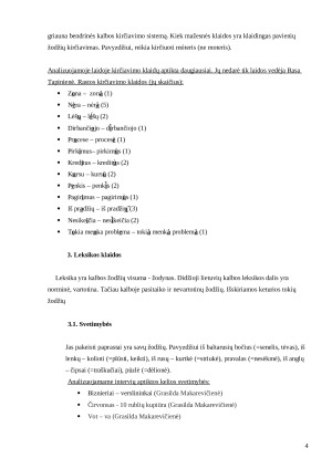 LNK laidos „Diagnozė valdžia“ kalbos klaidų analizė. Paveikslėlis 4
