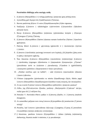 Pasirinkite didžiąją arba mažąją raidę. Paveikslėlis 1
