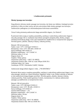 Automobilių priežiūros prekės, jų pasirinkimas bei ženklinimas. Paveikslėlis 2