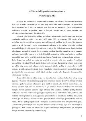 Elektroninės automobilių stabdžių sistemos. Paveikslėlis 4