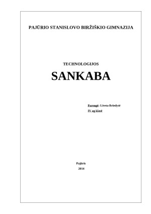 Sankaba. Paveikslėlis 1