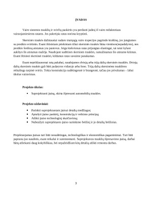 Trauklių įtaiso projektavimas. Paveikslėlis 3