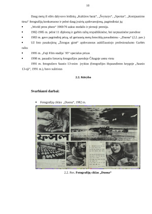 Fotografija ir Antano Ališausko kūryba. Paveikslėlis 10