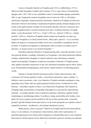 Stanislovo Žvirgždo „Lietuviški peizažai“ fotografijų ciklo analizė. Paveikslėlis 2