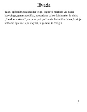„Raudoni vakarai“- Ieva Narkutė. Paveikslėlis 9
