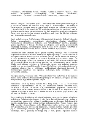 Arnold Schönberg „Mėnulio Pjero“. Paveikslėlis 3