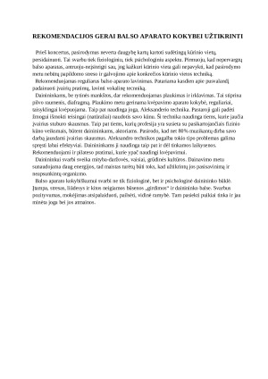 Balso higiena. Paveikslėlis 5