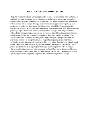 Balso higiena. Paveikslėlis 6