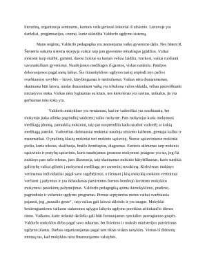 R. Šteinerio pedagoginė sistema.Valdorfo mokyklos principai, struktūra.. Paveikslėlis 3