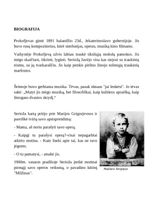 Sergejus Prokofjevas. Paveikslėlis 2