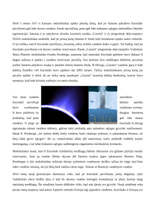 Encelado jūros atradimas. Paveikslėlis 2