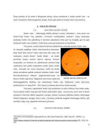 Saulės vėjo įtaka Žemei. Paveikslėlis 5