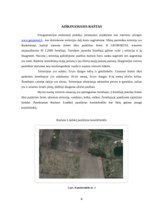 Fotogrametrijos praktikos ataskaita. Paveikslėlis 6