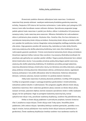 Geodezijos praktikos ataskaita. Paveikslėlis 3