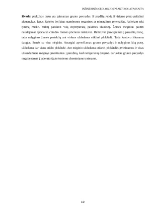 Inžinerinės geologijos praktikos ataskaita. Paveikslėlis 10