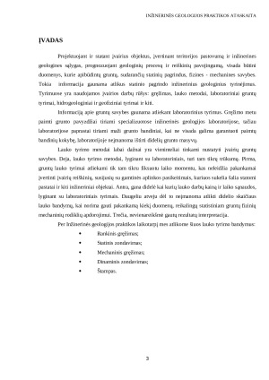 Inžinerinės geologijos praktikos ataskaita. Paveikslėlis 3