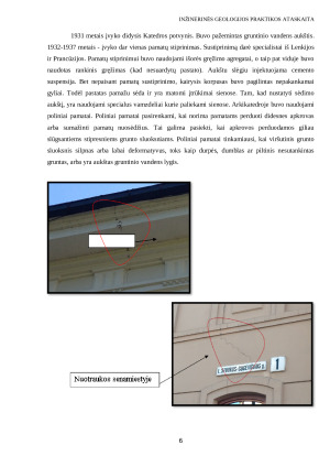 Inžinerinės geologijos praktikos ataskaita. Paveikslėlis 6