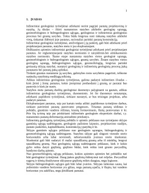Inžineriniai geologiniai tyrinėjimai. Paveikslėlis 1