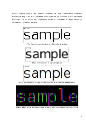 Kraštų išlyginimas (Antialiasing). Paveikslėlis 7