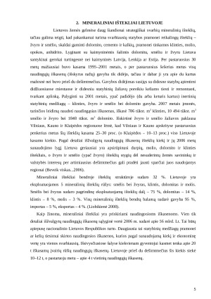 Mineraliniai ištekliai. Paveikslėlis 4