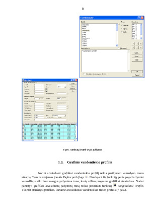 Vandentiekio tinklų projektavimas mike Urban ir ArcGIS programomis. Paveikslėlis 9
