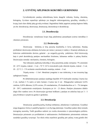 Dezinfekcijos atlikimo būdai ir priemonės. Paveikslėlis 5