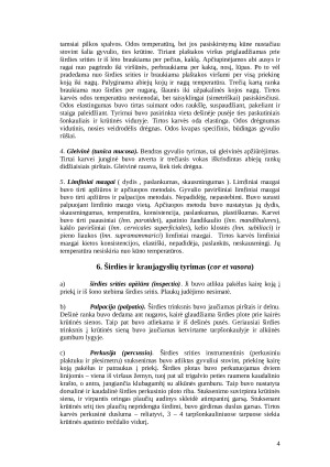 Gyvulio klinikinis tyrimas. Paveikslėlis 4