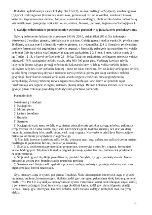 Gyvūnų auginimo ir produkcijos konspektas. Paveikslėlis 3