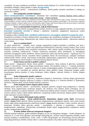 Gyvūnų fiziologijos paruoštukė. Paveikslėlis 3