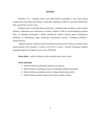 Holšteinų veislės galvijų panaudojimas didinant Lietuvos juodmargių ir Lietuvos žalųjų produktyvumą. Paveikslėlis 3