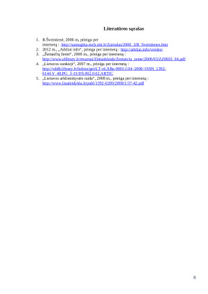 Lengvo tipo arklių veislių įvairovė ir reikšmė gyvulininkystėje. Paveikslėlis 8