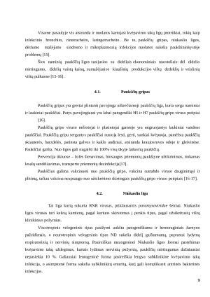 Veterinarinės vakcinos ir jų panaudojimas gyvulininkystėje ir paukštininkystėje. Paveikslėlis 9