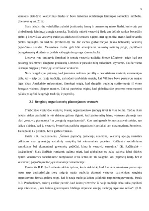 Globalizacijos įtaka vestuviniams papročiams ir tradicijoms. Paveikslėlis 9