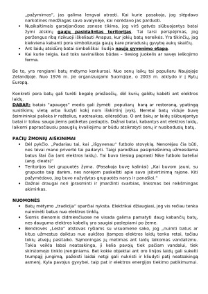 Kabantys batai. Paveikslėlis 2