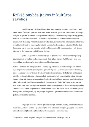 Krikščionybės įtaka Lietuvai ir jos kultūrai. Paveikslėlis 3