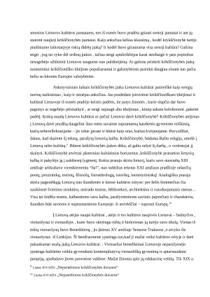 Krikščionybės įtaka Lietuvai ir jos kultūrai. Paveikslėlis 7