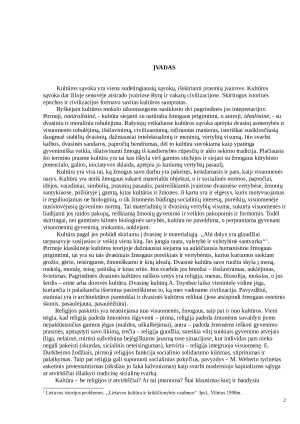 Kultūra ir religija. Paveikslėlis 2