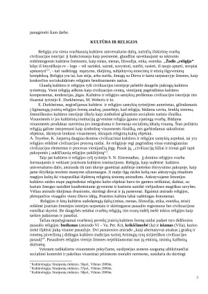 Kultūra ir religija. Paveikslėlis 3