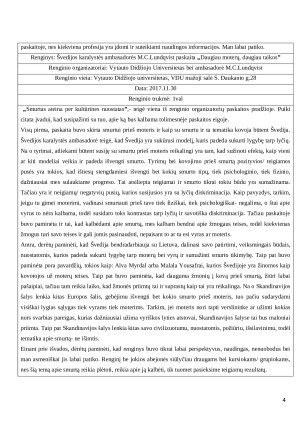 Skandinavistikos pažintinės praktikos veiklos. Paveikslėlis 4