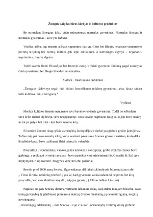 Žmogus kaip kultūros kūrėjas ir jos produktas. Paveikslėlis 2