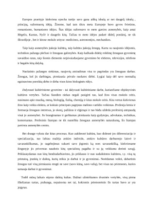 Žmogus kaip kultūros kūrėjas ir jos produktas. Paveikslėlis 5