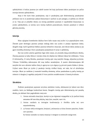 Asmeniniai pasakojimai apie diskriminaciją kaip folkloro žanras. Paveikslėlis 10