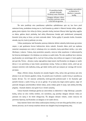 Kosmogoninių mitų struktūra. Paveikslėlis 6