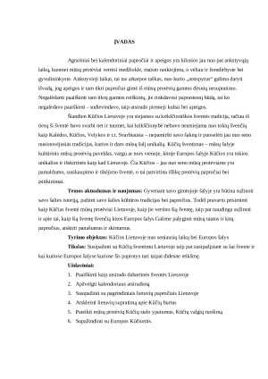 Kūčių tradicijos bei papročiai Lietuvoje ir kitose Europos šalyse. Paveikslėlis 3