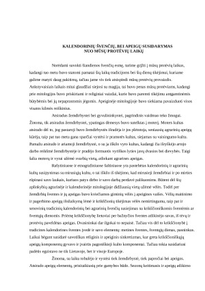 Kūčių tradicijos bei papročiai Lietuvoje ir kitose Europos šalyse. Paveikslėlis 4