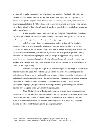 Kūčių tradicijos bei papročiai Lietuvoje ir kitose Europos šalyse. Paveikslėlis 7