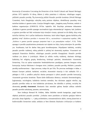 Pasaulio paveldo esmė bei svarba. Paveikslėlis 3